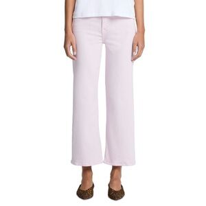 7 For All Mankind Alexa Cropped Jeans in Soft Pink Size 33 NWT